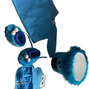 Sesame Street Cookie Monster Blue Character Costume Set fits up to 24 months